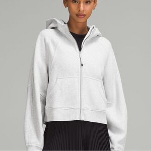Lululemon scuba cropped full zip hoodie